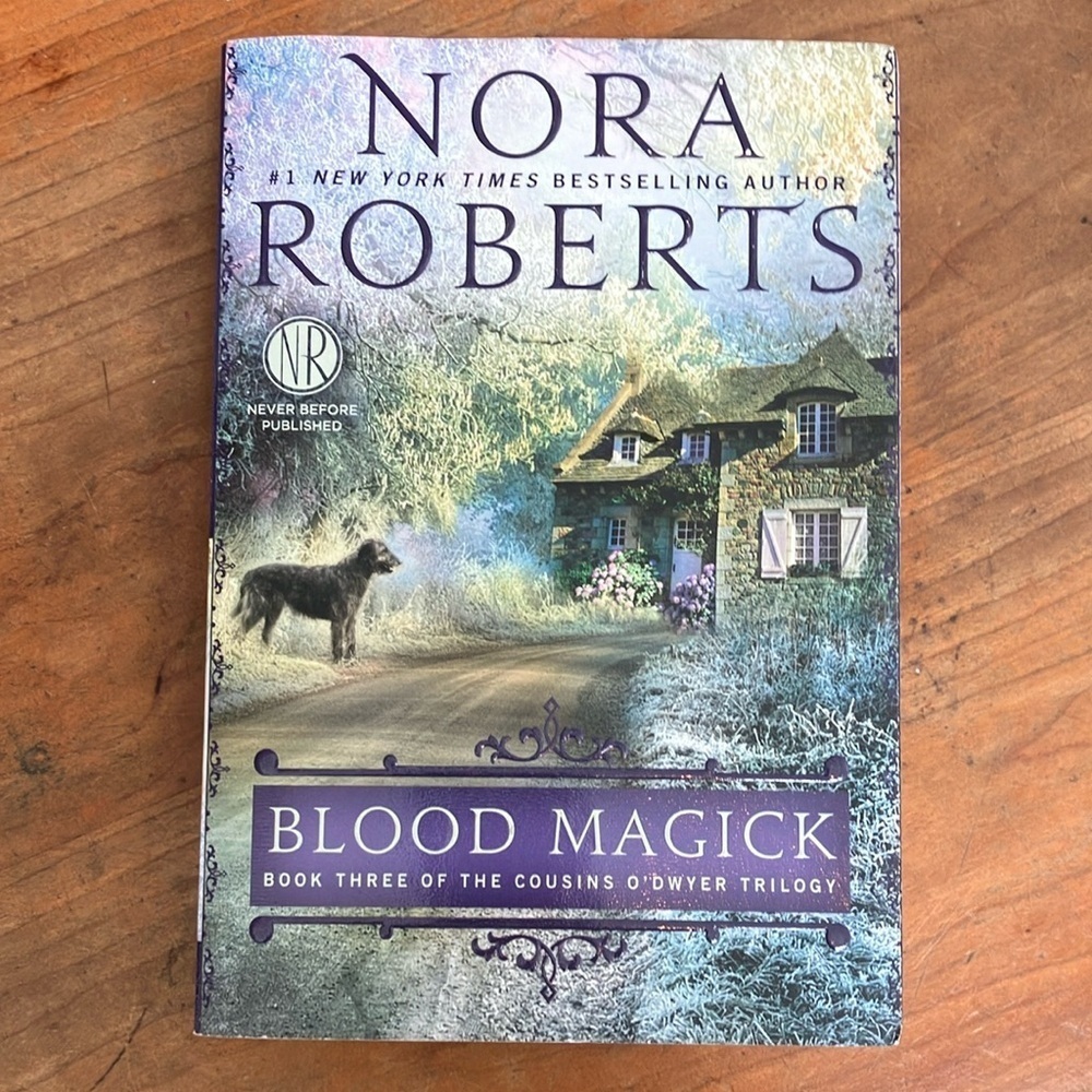 Nora Roberts Blood Magick paperback Book
